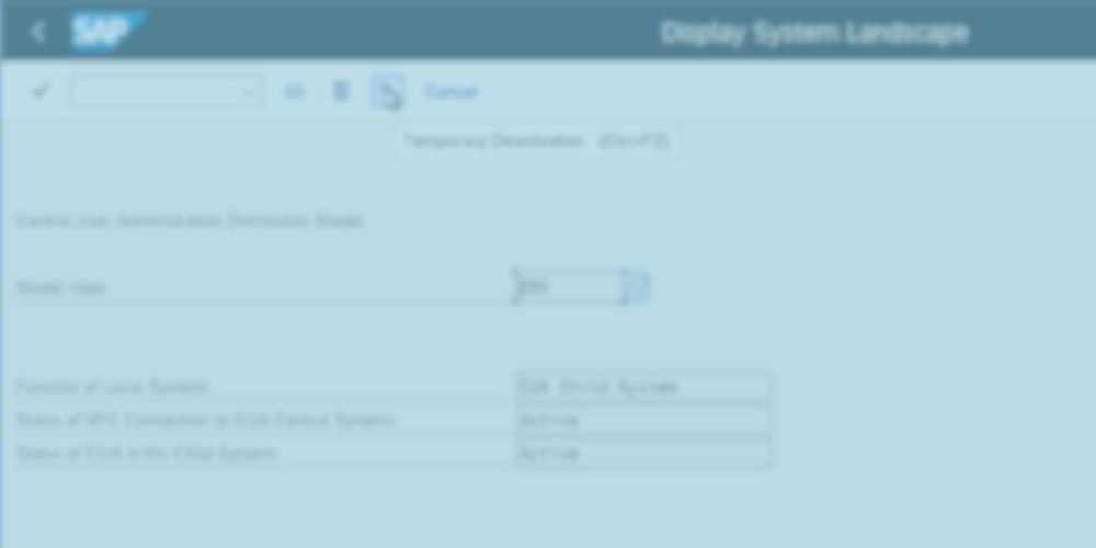Deaktivierung CUA - Toenjes Consulting GmbH