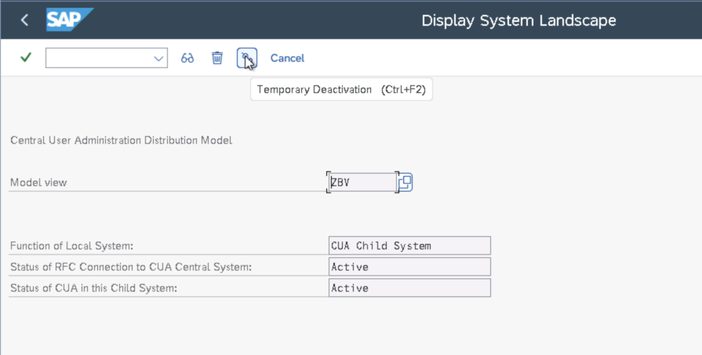Deaktivierung CUA - Toenjes Consulting GmbH